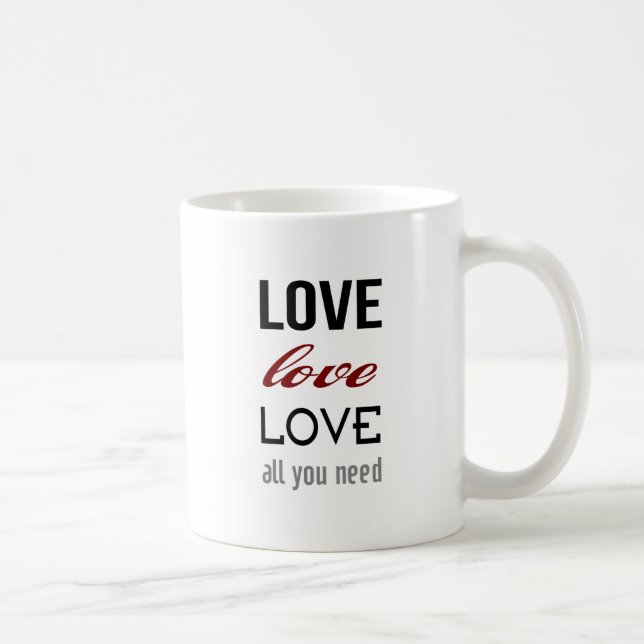 Mug Love Love Love (Droite)