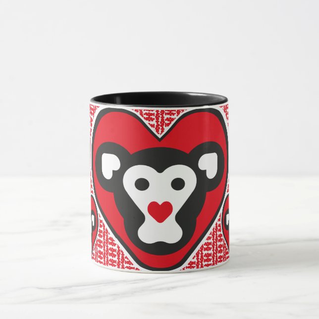 Mug LOVE MONKEY LOVE SPECIAL by Masanser (Centre)