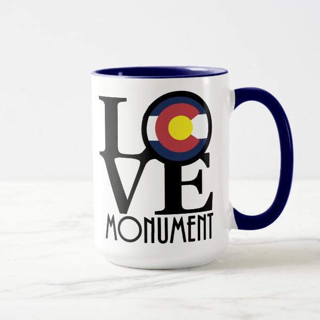 Mug LOVE Monument Colorado 15oz (Droite)