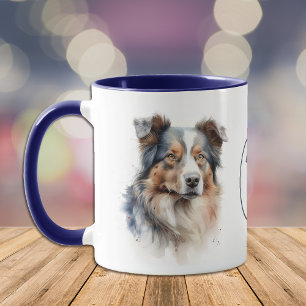 Mug Love My Aussie Dog Portrait
