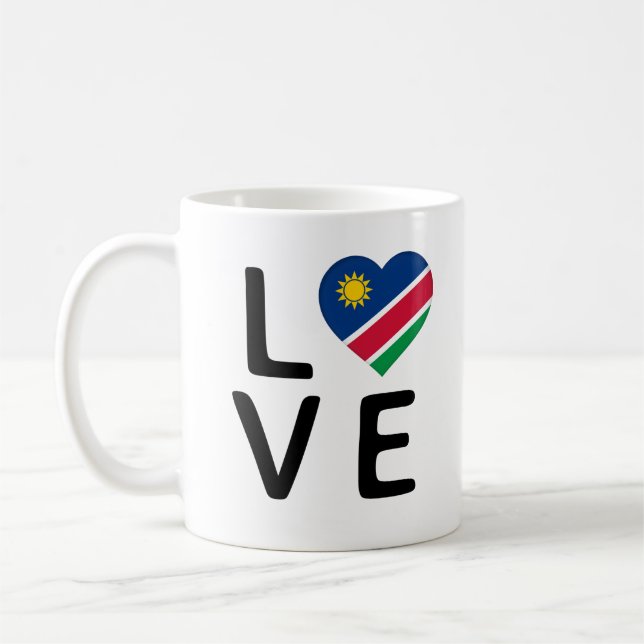 Mug Love - Namibie Drapeau (Gauche)