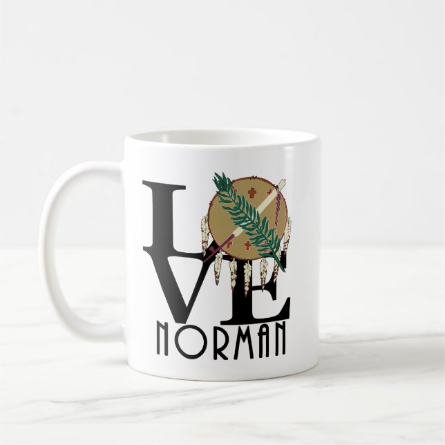 Mug LOVE Norman Oklahoma 11oz (Gauche)