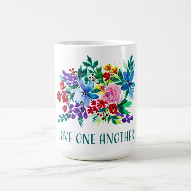 Mug Love One Another Phoebe Floral Inspirational (Centre)