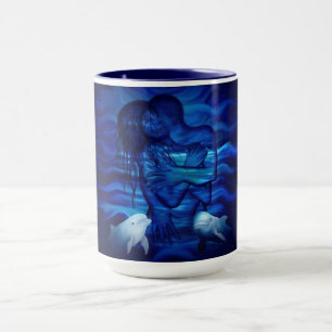 Mug Love, Passion act - paire avec dauphin