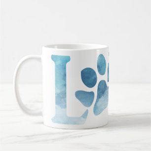 Mug Love Paw Blue