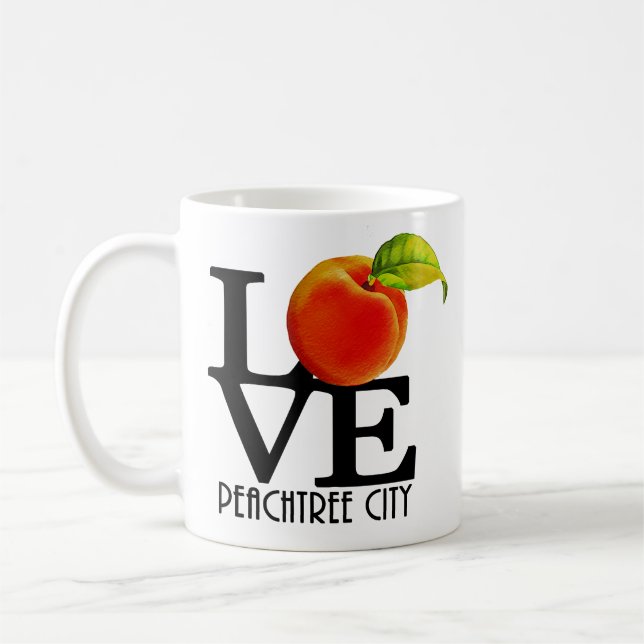 Mug LOVE Peachtree City 11oz (Gauche)
