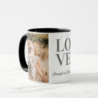 "LOVE" personnalisable Plan photo complet & nom