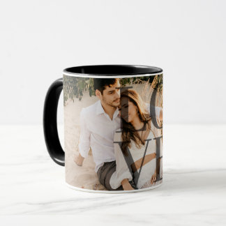Mug "LOVE" personnalisation Plan photo complet