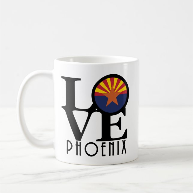 Mug LOVE Phoenix, Arizona 11oz (Gauche)