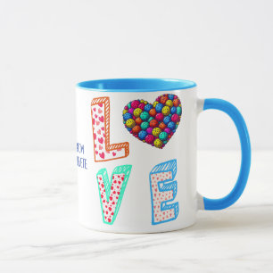 Mug Love Pickleball Cute Pickleballe Valentine Day
