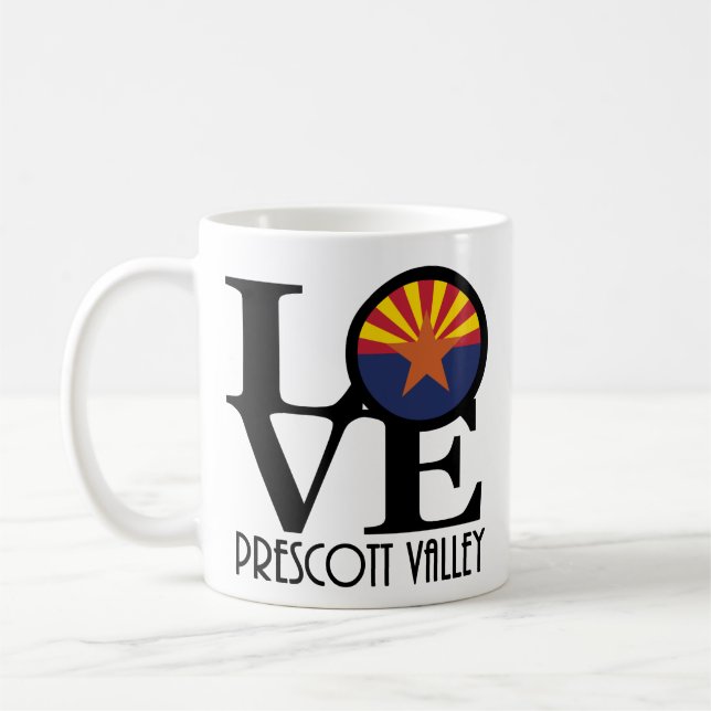 Mug LOVE Prescott Valley 11oz (Gauche)