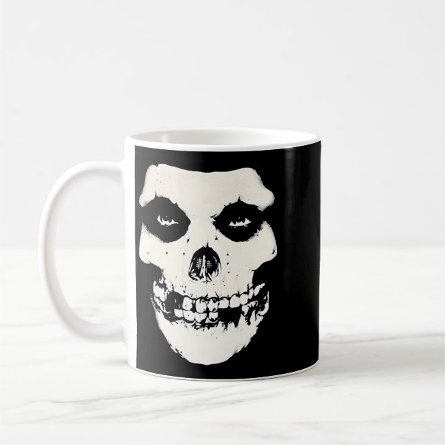 Mug Love Punk Skull Band Funny Music Design (Gauche)