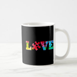 Mug LOVE Puzzle Pièces Coeur Sensibilisation sur l'aut