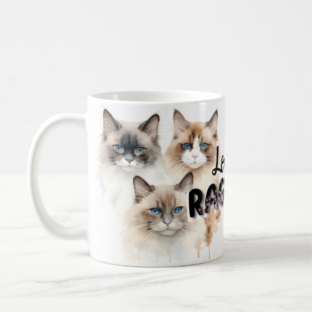 Mug Love Ragdoll Chat (Gauche)