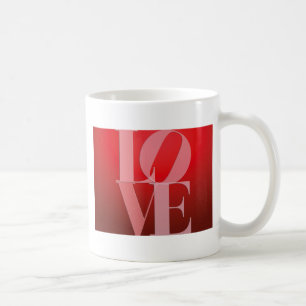 Mug Love Romance Rouge rose