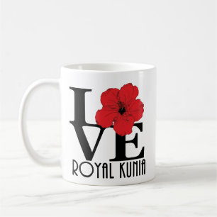 Mug LOVE Royal Kunia Red Hibiscus 11oz