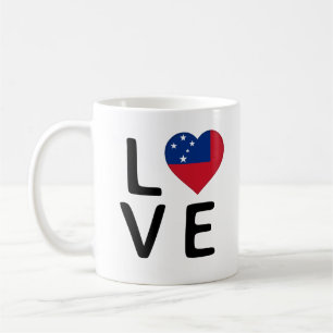 Mug Love - Samoa Drapeau
