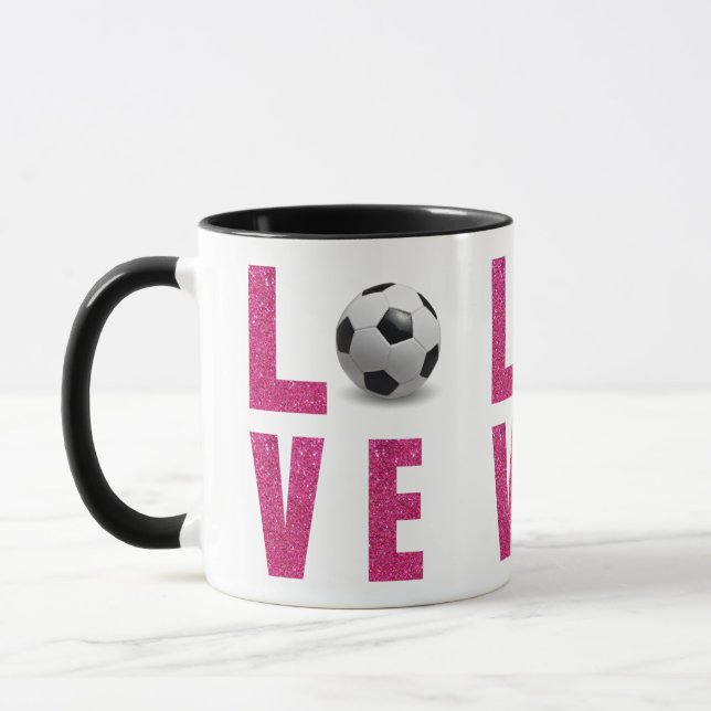 Mug Love Soccer (Gauche)