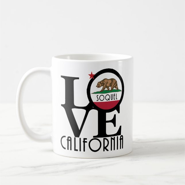 Mug LOVE Soquel California 11oz (Gauche)