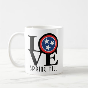Mug LOVE Spring Hill Tennessee 11oz