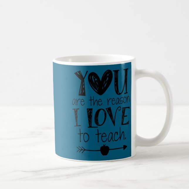 Mug Love To Teach Sitive Affirmation Motivational Teac (Droite)