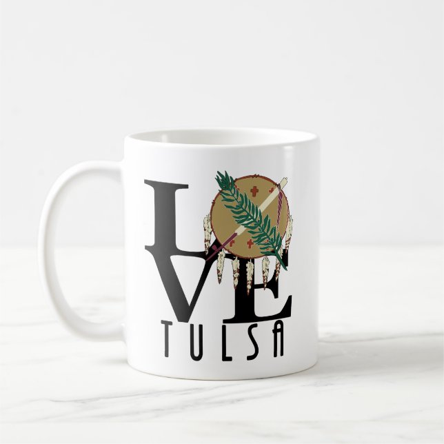 Mug LOVE Tulsa OK 11oz (Gauche)