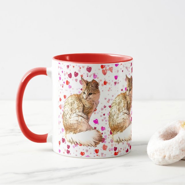 Mug Love Turkish Angora (Avec donut)