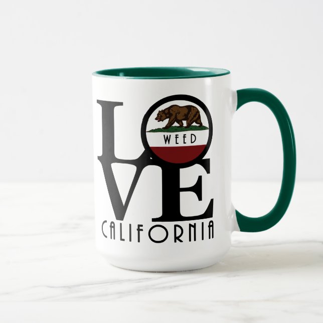 Mug LOVE Weed California (Droite)