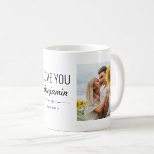 Mug Love You Custom Homme Name Birthday Photo