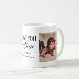 Mug Love You Gigi Birthday Photo personnalisée