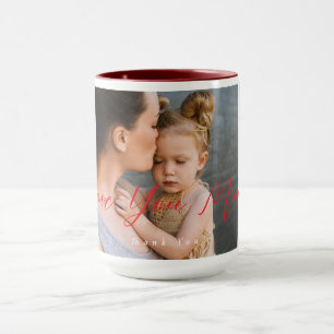 Mug Love You Mom Merci Photo