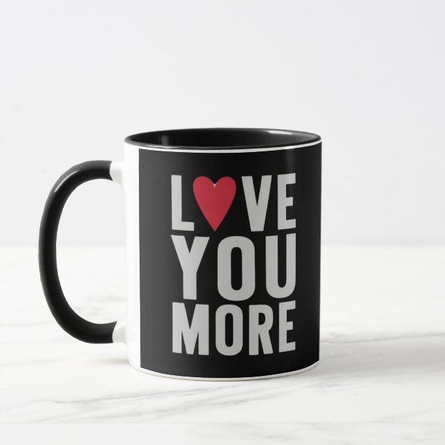 Mug Love You More Polished Style  (Gauche)