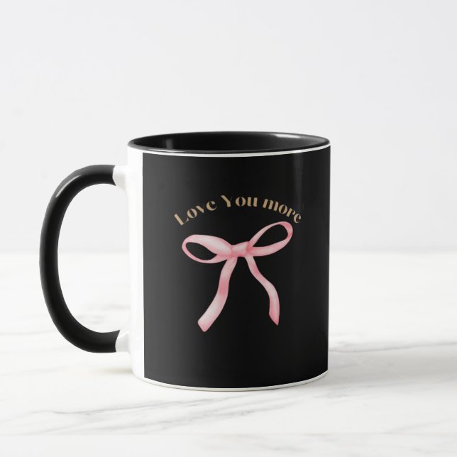 Mug Love You More Refined Aesthetic  (Gauche)