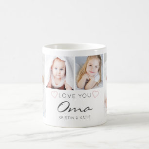 Mug LOVE YOU OMA personnalisé écriture manuscrite 4 Ph
