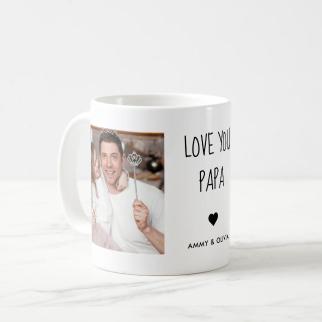 Mug love You Papa Photo (Devant gauche)