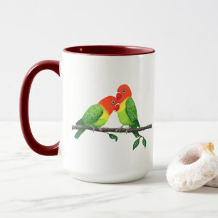 Mug Lovebirds Combo Musique