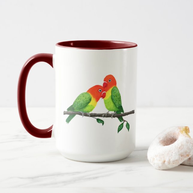 Mug Lovebirds Combo Musique (Avec donut)