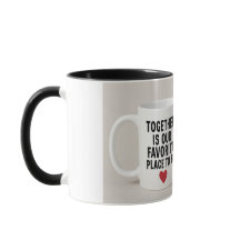 Mug LoveLink™ pour couples assortis