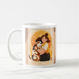 Mug Lovely Girl and dog câlin