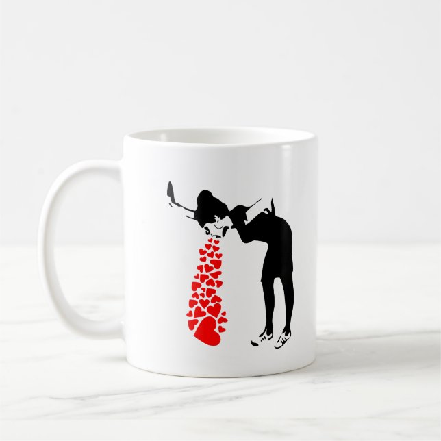 Mug Lovesick Street Art By Banksy - Street Art Work Gr (Gauche)