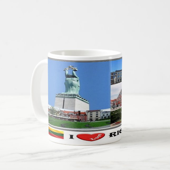 Mug LT Lietuva - Lettonie - (Devant gauche)
