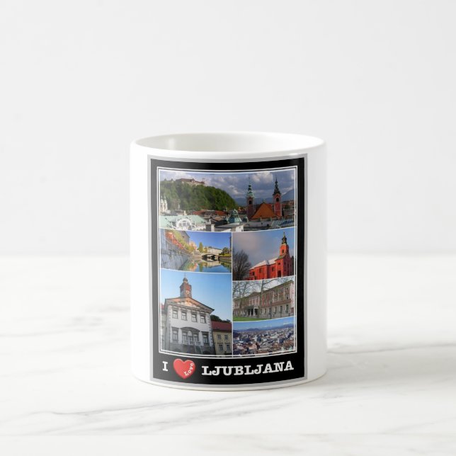 Mug Lubiana - Slovénie - I Love - (Centre)