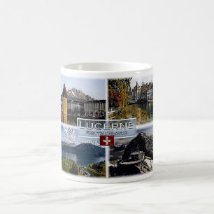 Mug Lucerne - Suisse - Mosaïque -