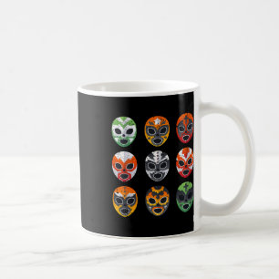 Mug Lucha Libre Masques Chemise Boy Hommes Combat Mexi
