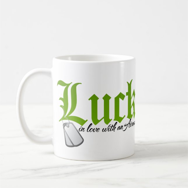 Mug Lucky amoureux d'un Airman (Gauche)