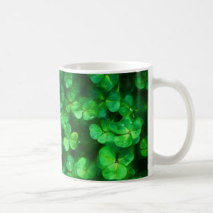Mug Lucky Celtic Irish Green Shamrocks