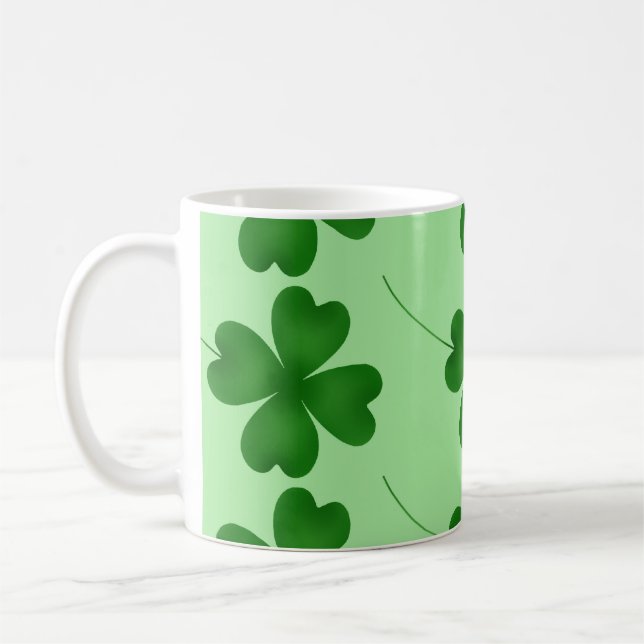 Mug Lucky Clovers motif (Gauche)
