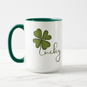 Mug Lucky Four Leaf Clover
