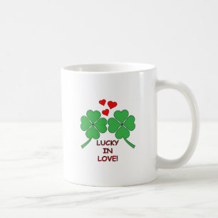 Mug Lucky In Love Hearts Clover