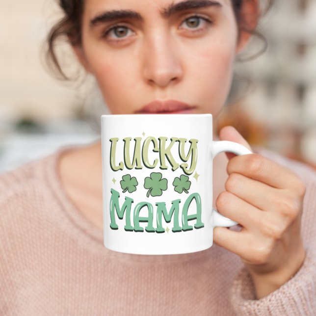 MUG LUCKY MAMA GNOME (LUCKY MAMA FOR EVER COFFEE MUG)